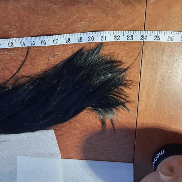 NEW Bag ! Map of Beauty 24 Inch Long Hair Straight Wig Black